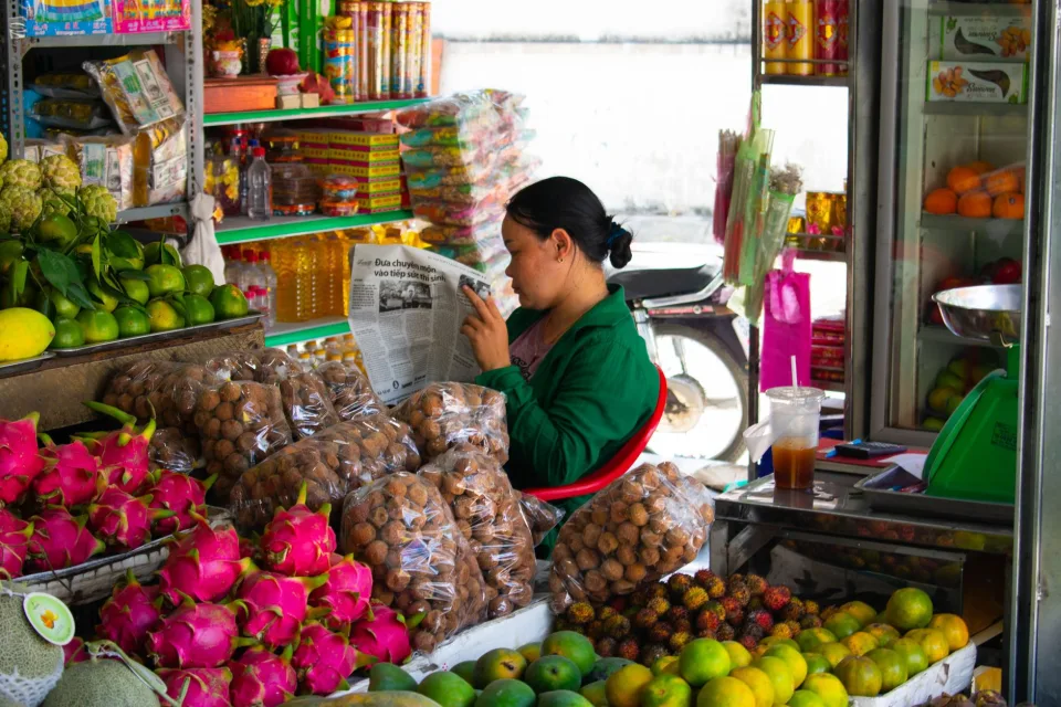 Quầy thịt cá